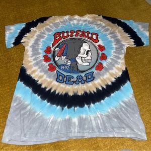 Grateful Dead Buffalo Liquid Blue Large Mens T-Shirt 1992